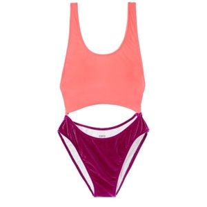 Victoria’s Secret PINK velvet one-piece swimsuit